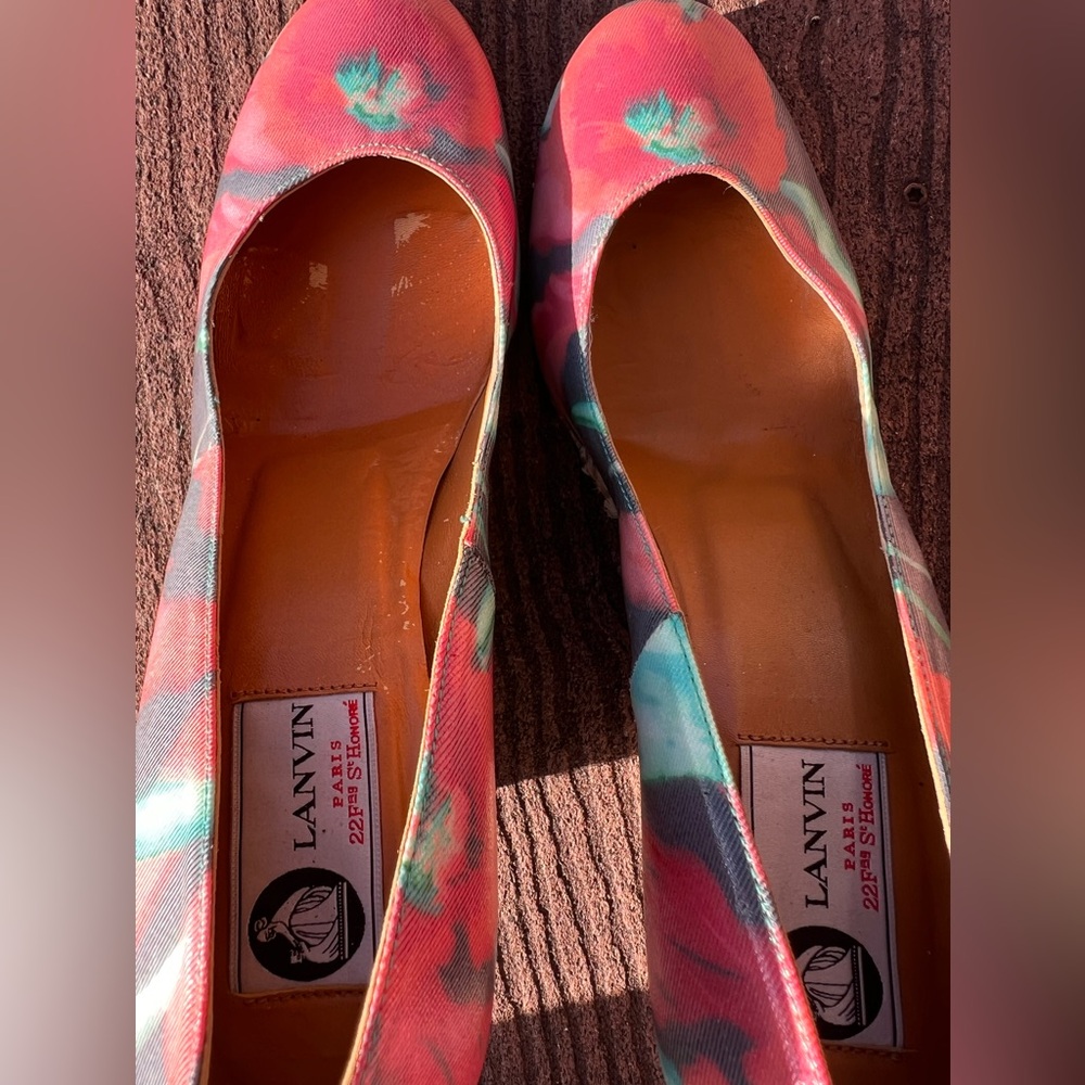 Lanvin Paris wedges size 6 1/2.